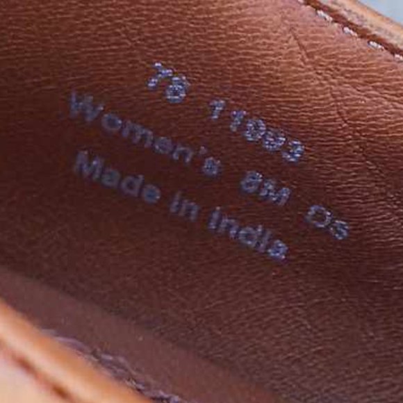 Johnston & Murphy whiskey colored leather Oxford shoes - Picture 2 of 4